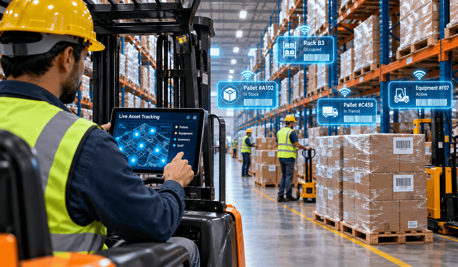 Warehouse Asset Tracking System | Live Inventory Map